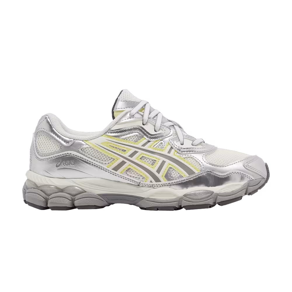emmi x ASICS Women's Gel NYC Silver Huddle Yellow