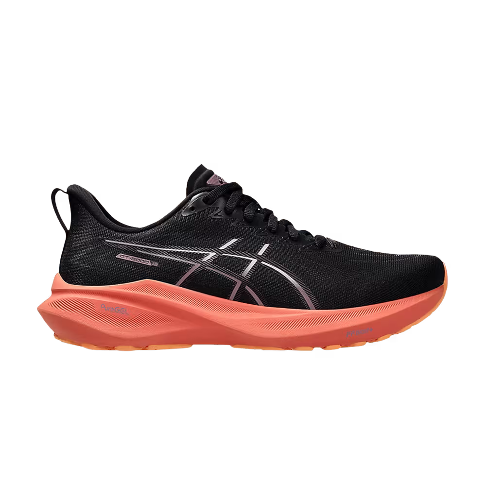 Asics Women's GT 2000 13 Black Dark Aubergine