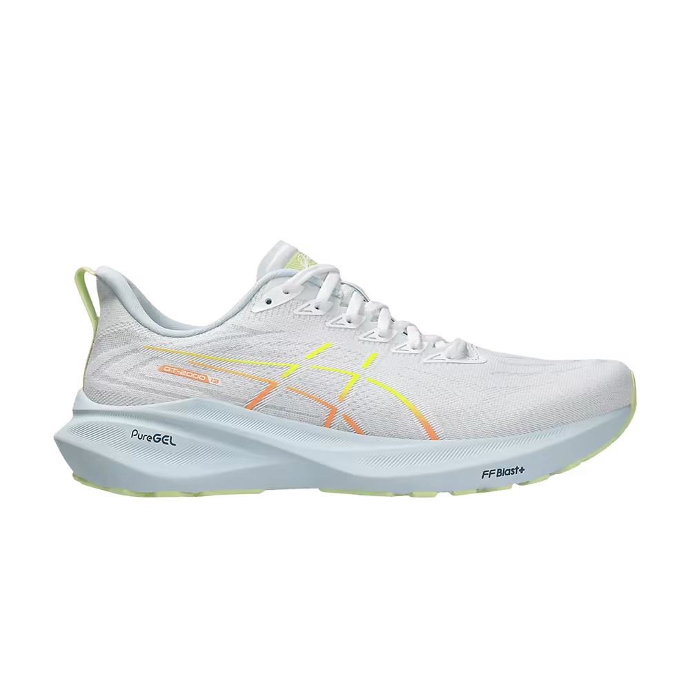 ASICS GT 2000 13 White Orange Lime