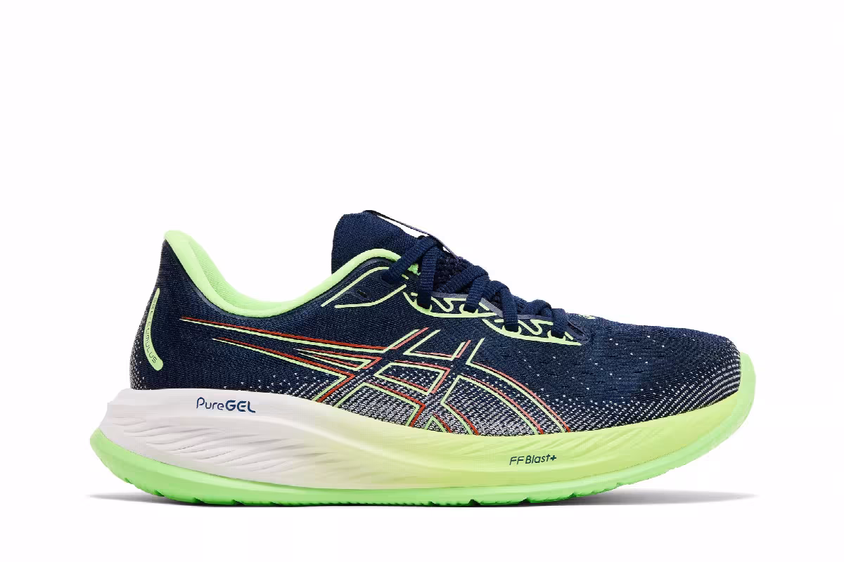 Asics Gel Cumulus 26 Limited Edition Blue Expanse Illuminate Green, view 2