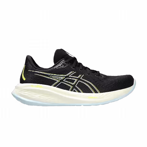 Asics Gel Cumulus 26 2E Wide 'Black Safety Yellow'
