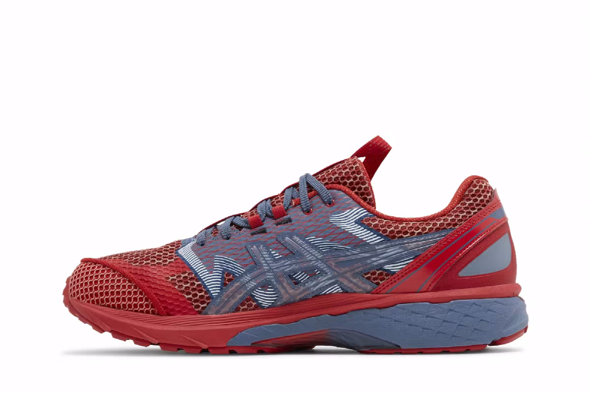 Kiko Kostadinov x ASICS US4-S Gel Terrain Classic Red Wood Crepe, view 4