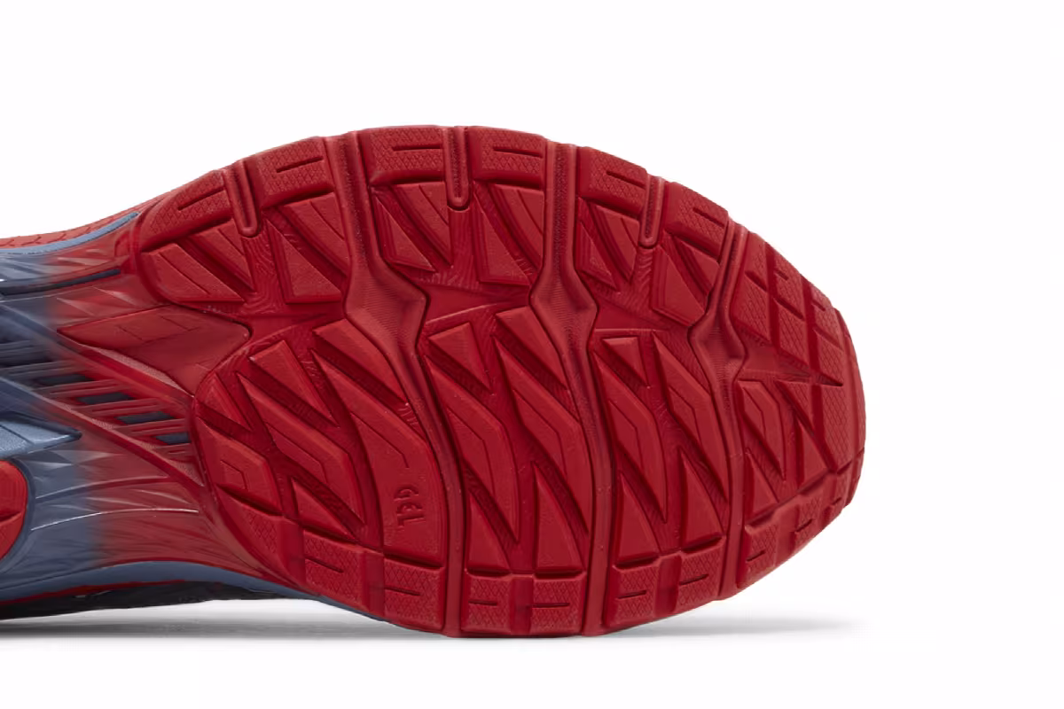 Kiko Kostadinov x ASICS US4-S Gel Terrain Classic Red Wood Crepe, view 6