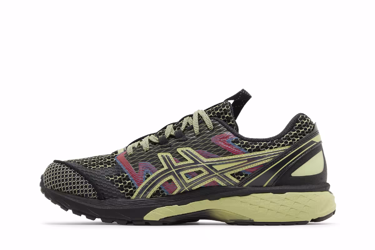 Kiko Kostadinov x ASICS US4-S Gel Terrain Black Neon Lime, view 4