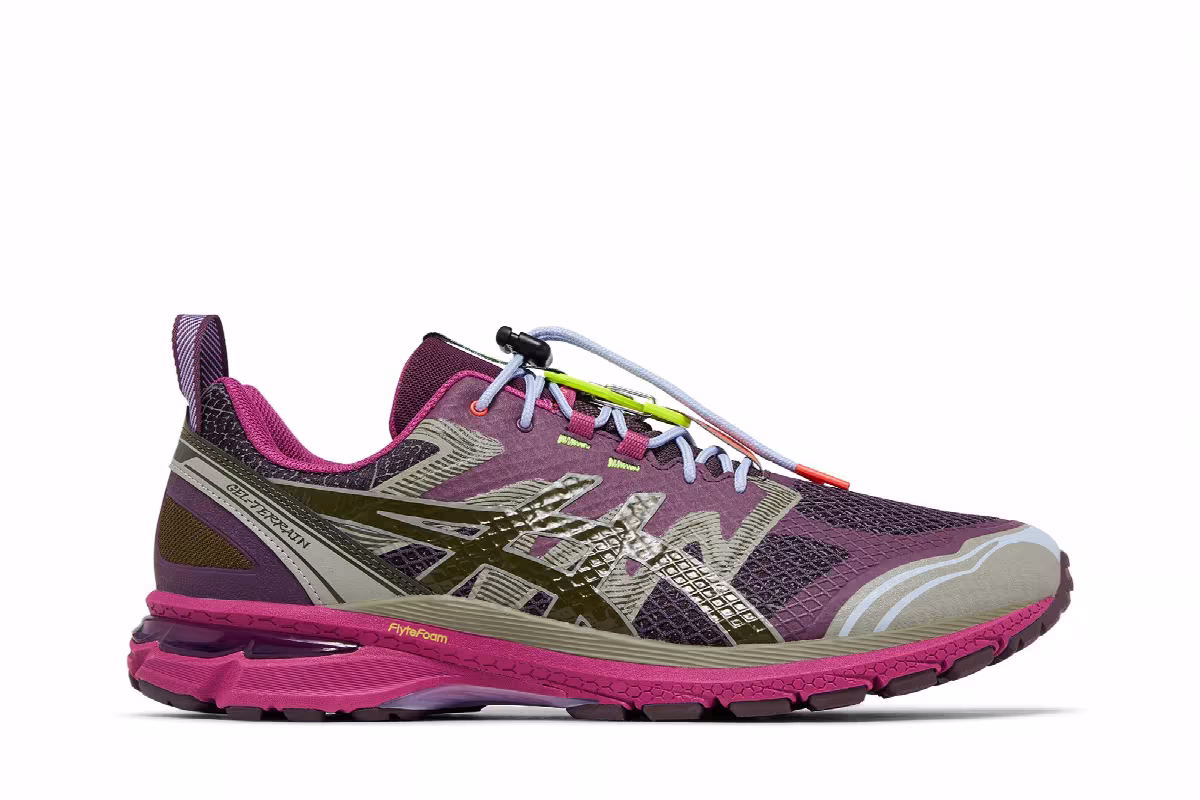Up There x ASICS Gel Terrain Purple Lavender, view 2