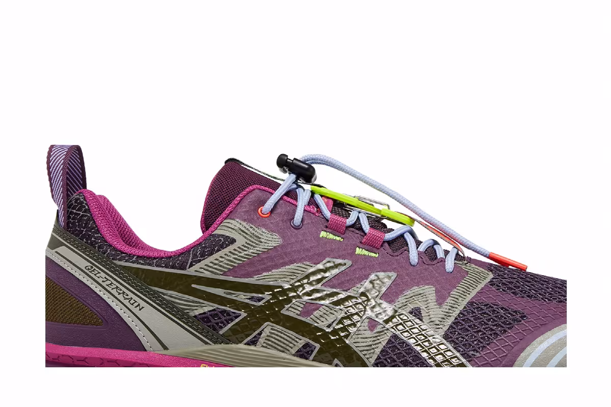 Up There x ASICS Gel Terrain Purple Lavender, view 3