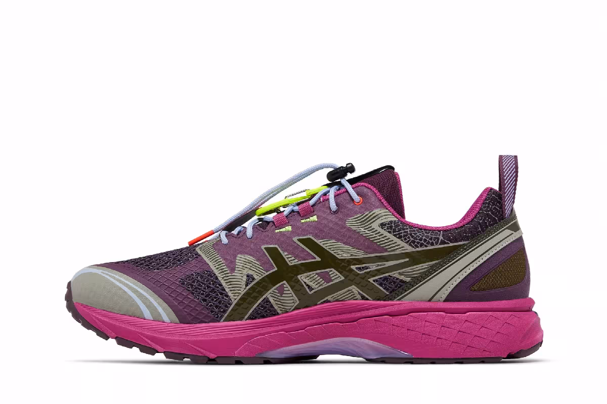 Up There x ASICS Gel Terrain Purple Lavender, view 4