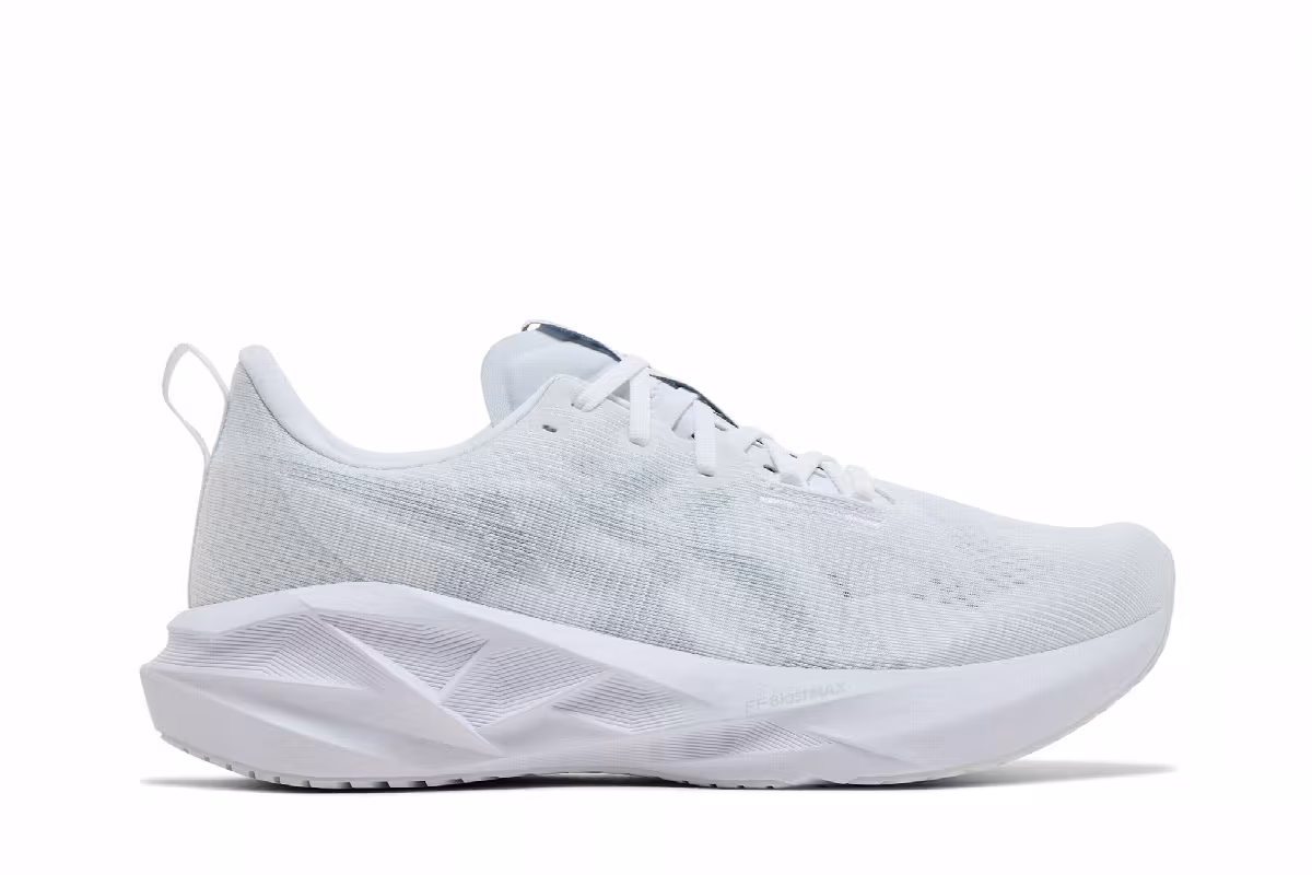 ASICS Novablast 5 White Piedmont Grey, view 2