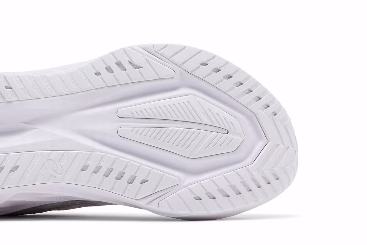 ASICS Women's Novablast 5 White Piedmont Grey, view 6