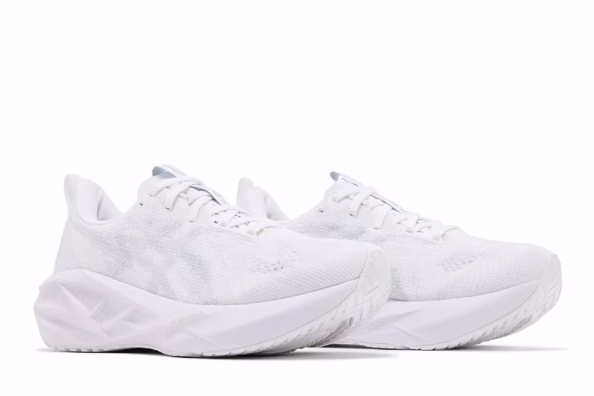 ASICS Women's Novablast 5 White Piedmont Grey, view 9