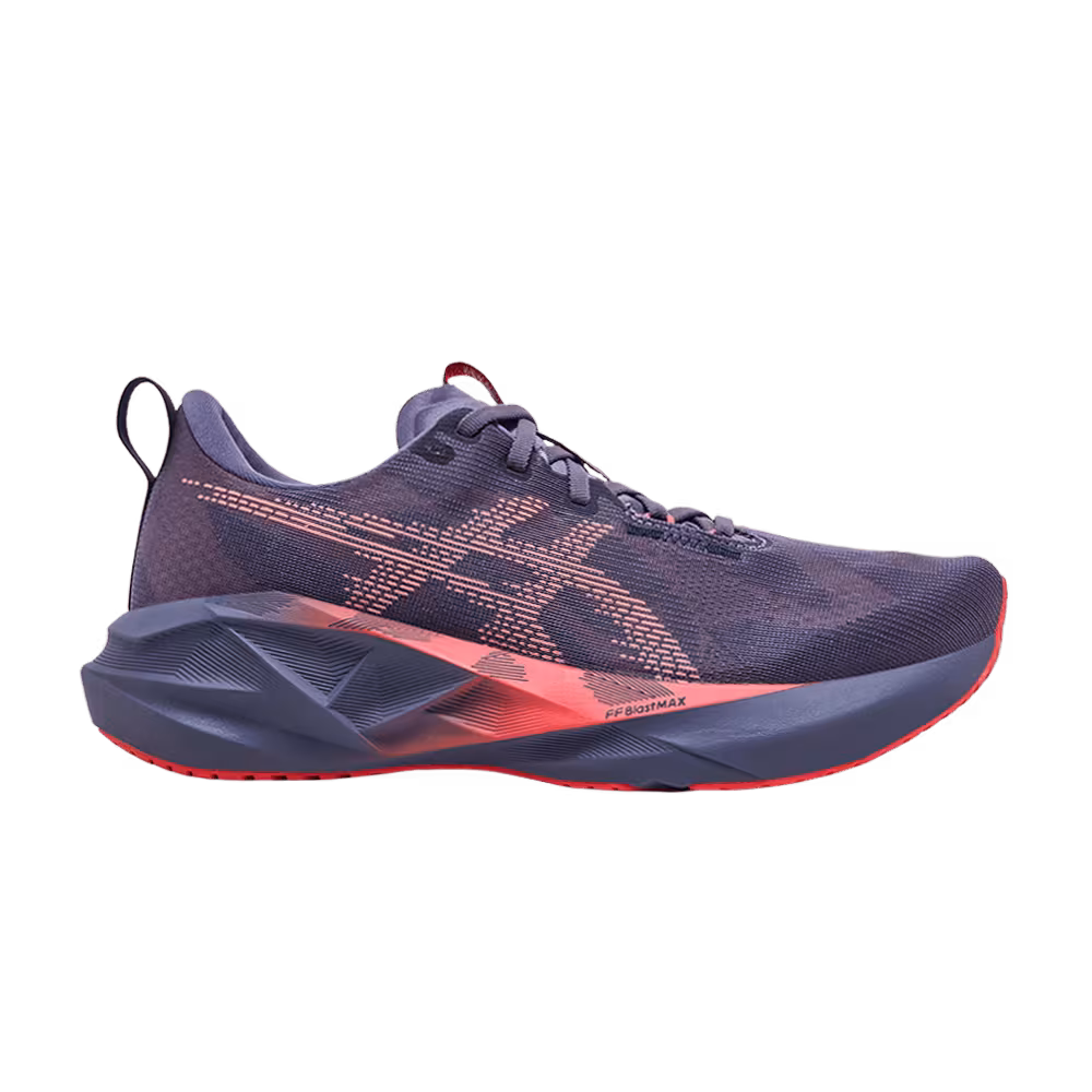 ASICS Women's Novablast 5 Greyish Purple Coral Reef