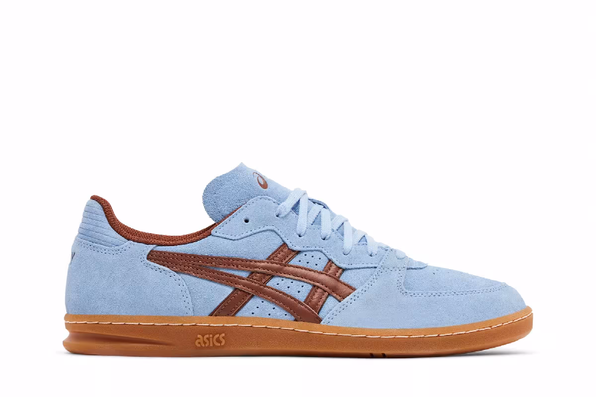 HAY x ASICS Skyhand OG Chambray Blue Tortoise Shell, view 2
