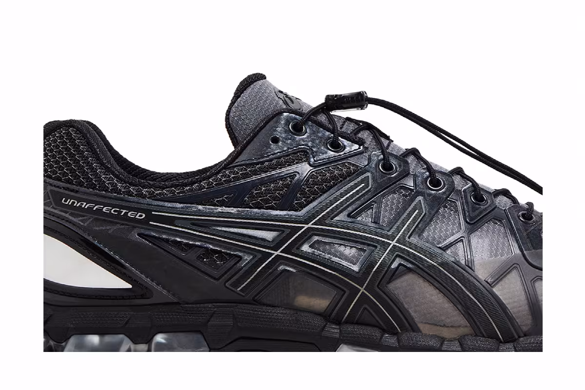UNAFFECTED x ASICS Gel Kayano 20 Obsidian Grey, view 3