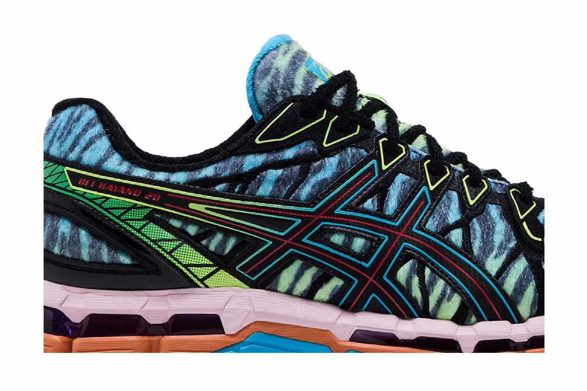 Kenzo x ASICS Gel Kayano 20 Cyan Zebra, view 3