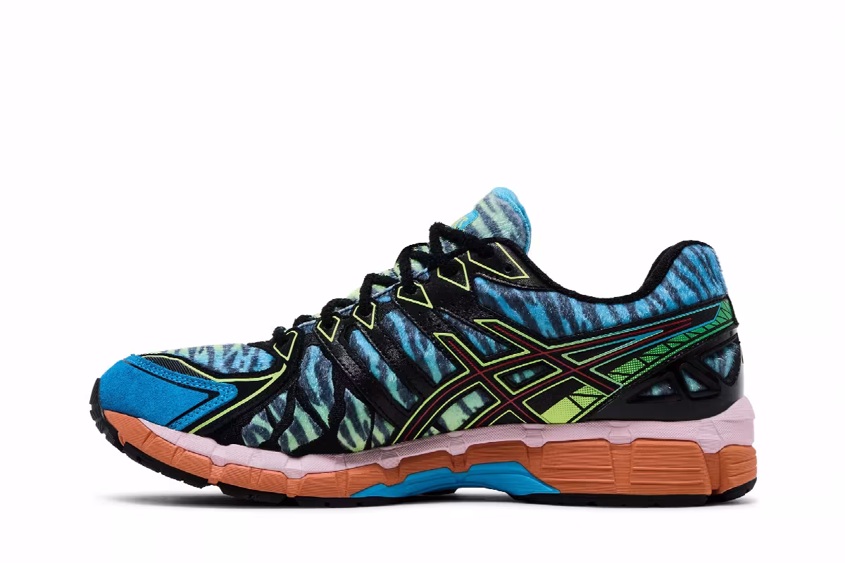 Kenzo x ASICS Gel Kayano 20 Cyan Zebra, view 4