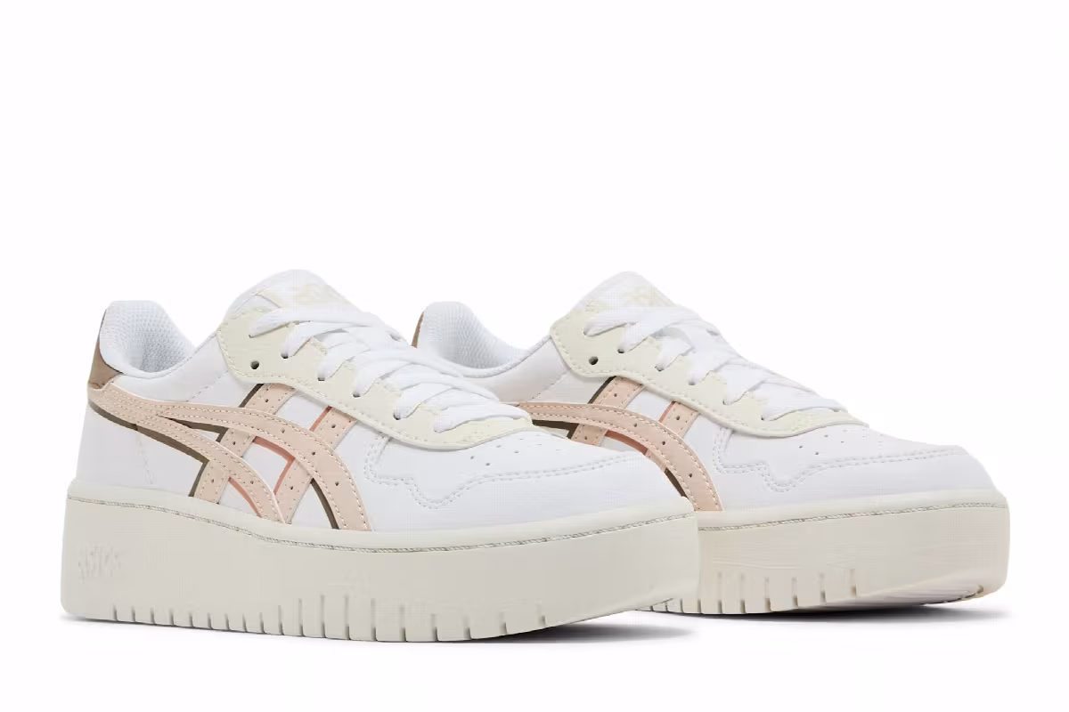 Asics Women's Japan S PF White Mineral Beige, view 9