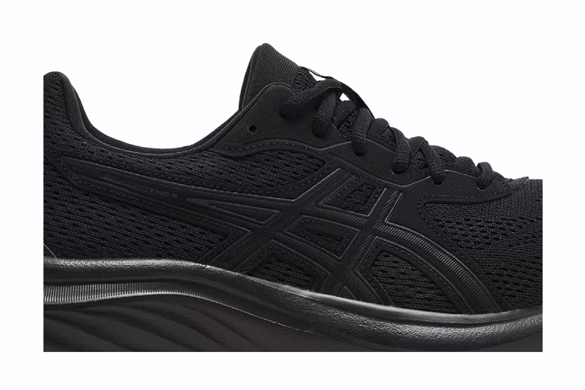ASICS Gel Contend 9 Black Graphite Grey, view 3