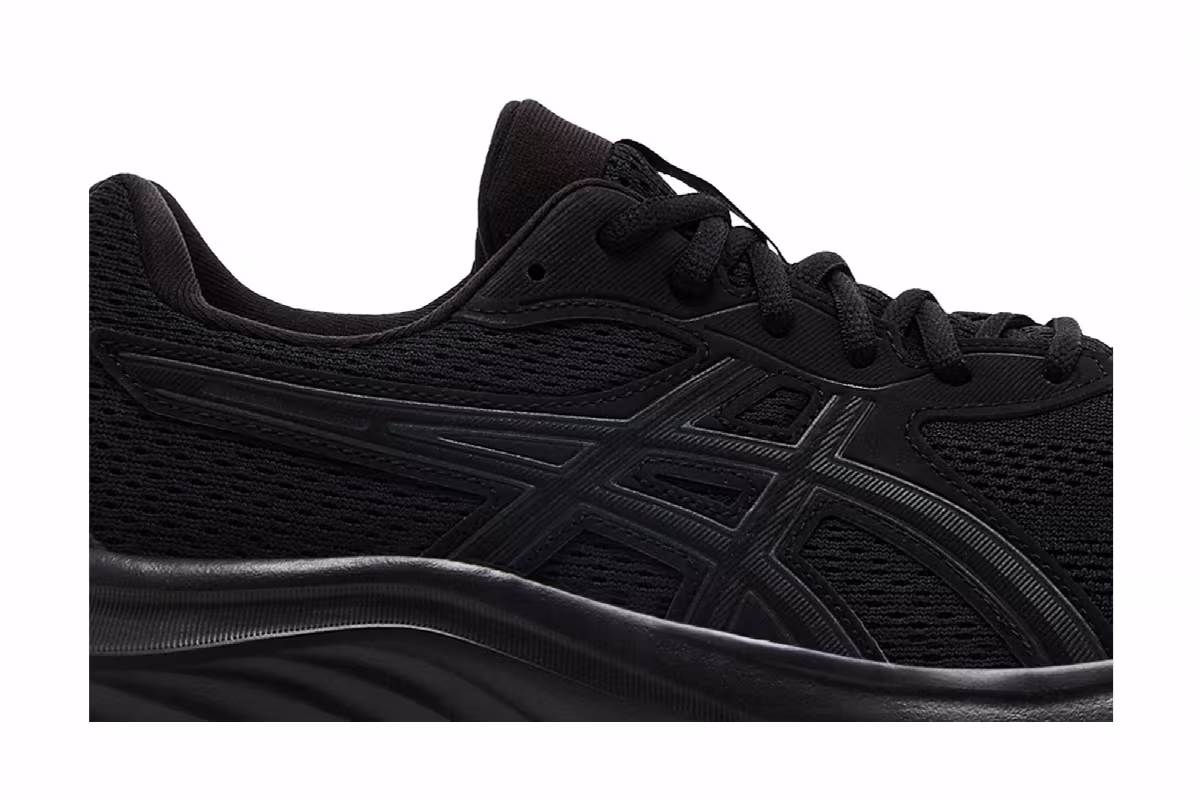 ASICS Gel Contend 9 Extra Wide Black Graphite Grey, view 3