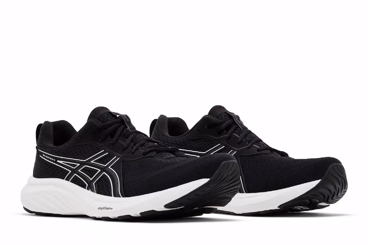 Asics Gel Contend 9 Black White, view 9