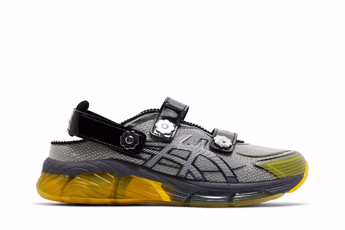 Cecilie Bahnsen x ASICS Gel Quantum 360 8 Silver Black Yellow, view 2