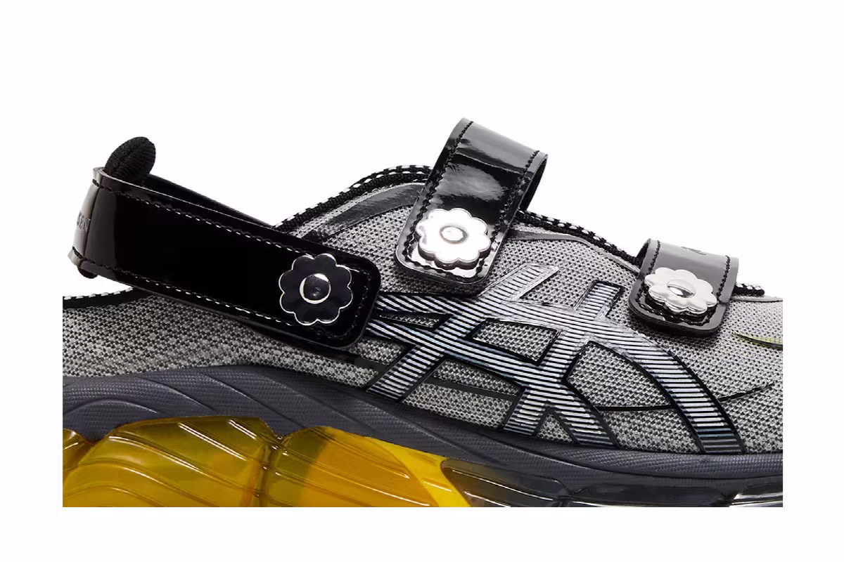 Cecilie Bahnsen x ASICS Gel Quantum 360 8 Silver Black Yellow, view 3
