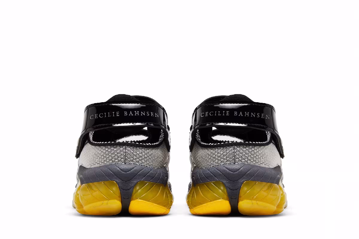Cecilie Bahnsen x ASICS Gel Quantum 360 8 Silver Black Yellow, view 7