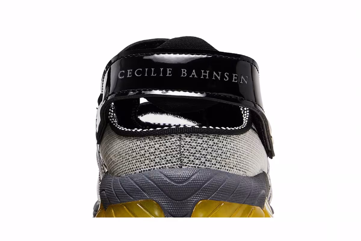 Cecilie Bahnsen x ASICS Gel Quantum 360 8 Silver Black Yellow, view 8