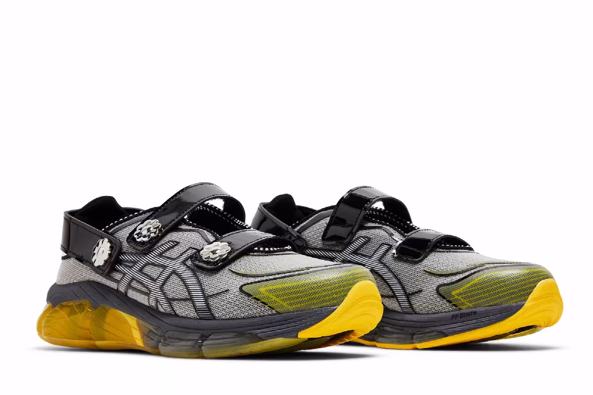 Cecilie Bahnsen x ASICS Gel Quantum 360 8 Silver Black Yellow, view 9