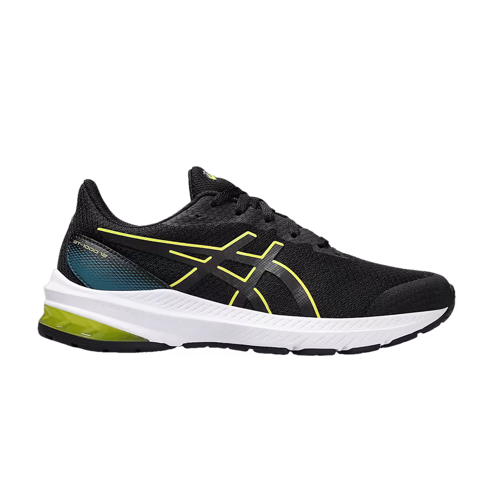 Asics GT 1000 12 GS Black Bright Yellow