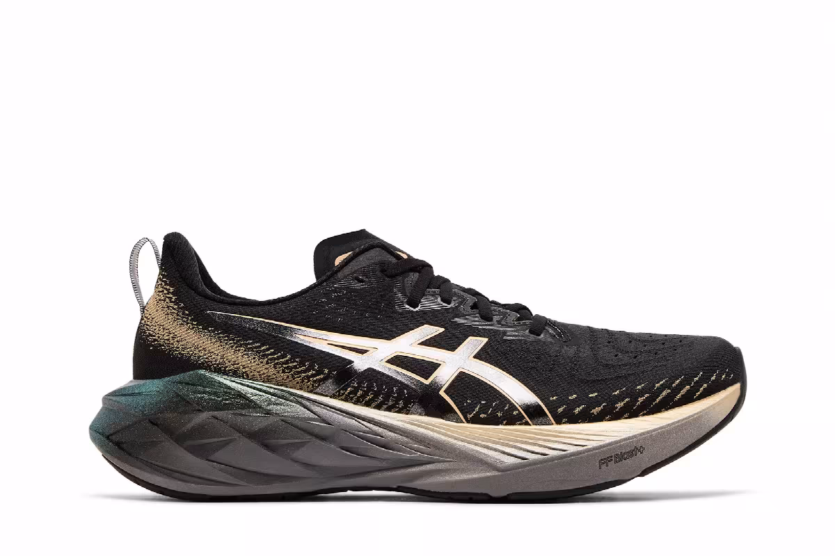 ASICS Novablast 4 Platinum Black Champagne, view 2