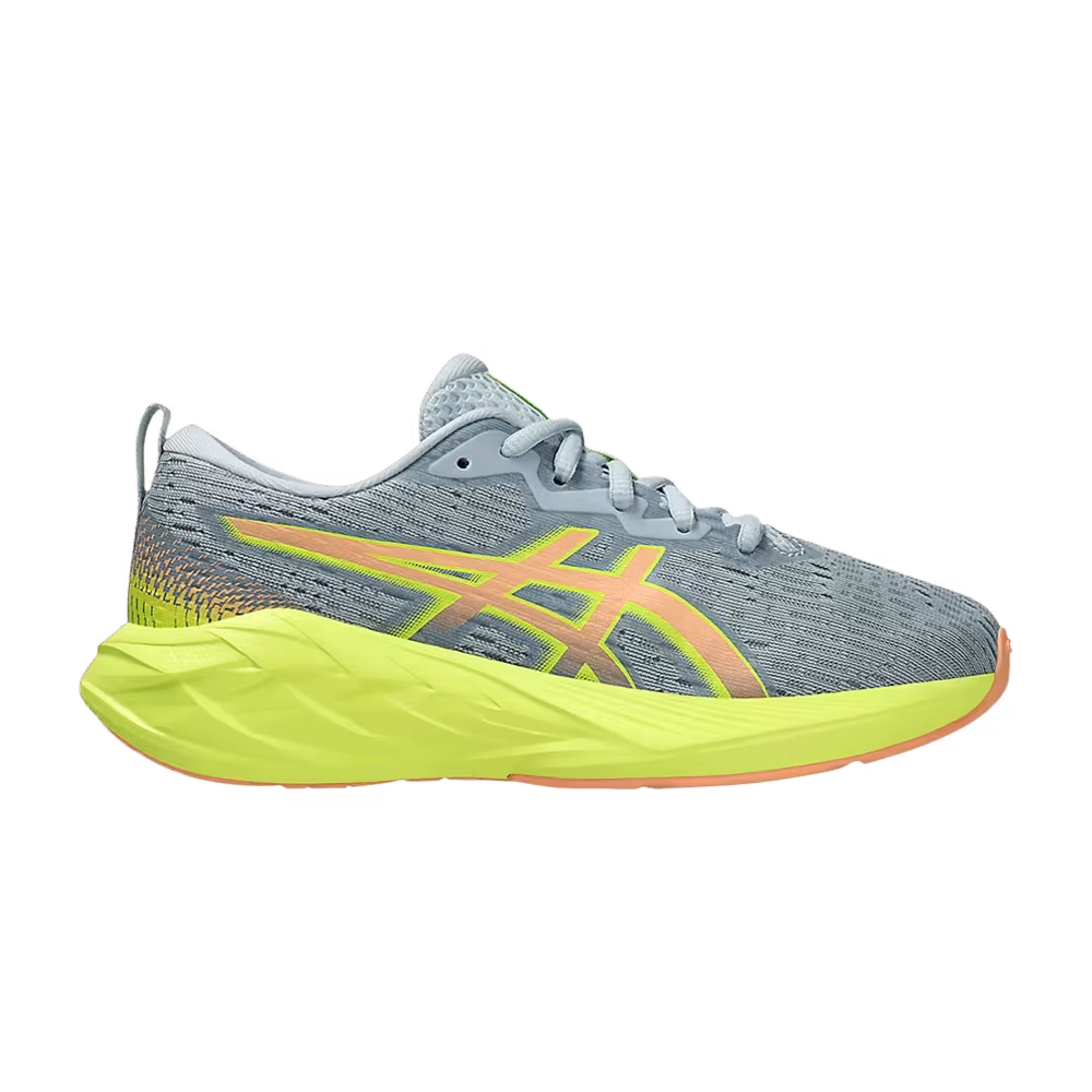 Asics Novablast 4 GS Cool Grey Bright Sunstone