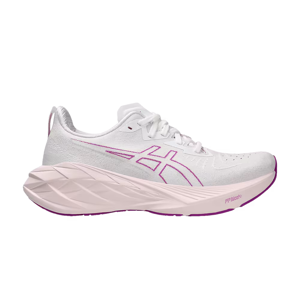 ASICS Women's NovaBlast 4 White Soothing Sea