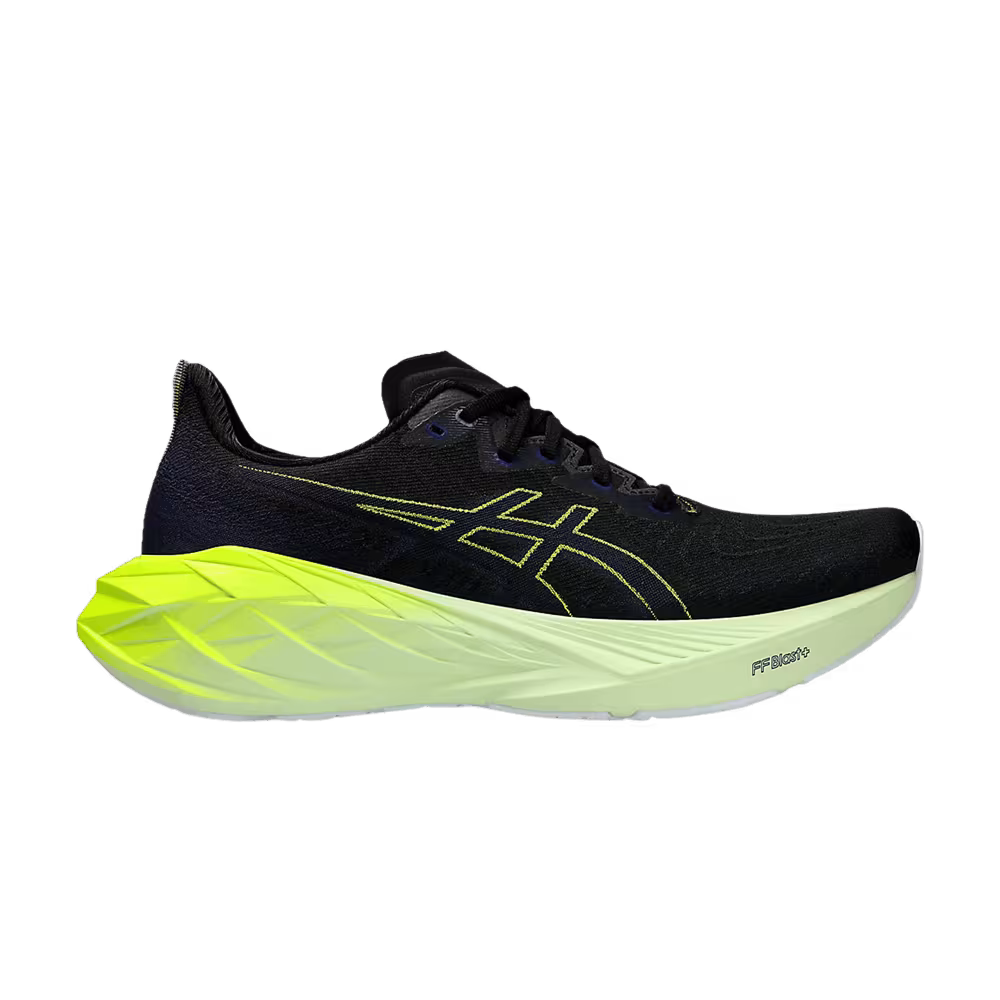 Asics Novablast 4 Wide Black Glow Yellow
