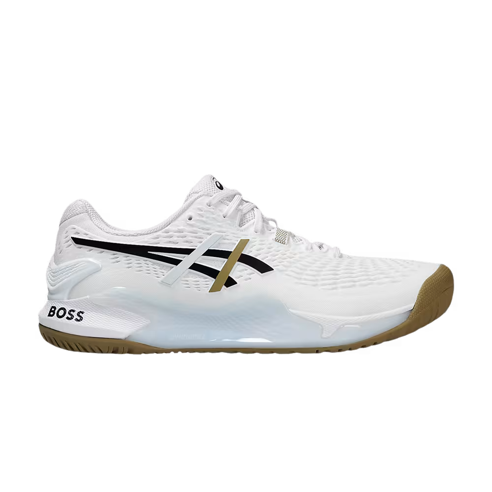 BOSS x Matteo Berrettini x ASICS Gel Resolution 9 White Camel