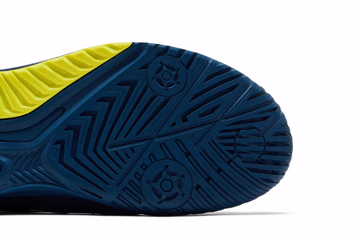 ASICS Gel Resolution 9 Mako Blue Safety Yellow, view 6