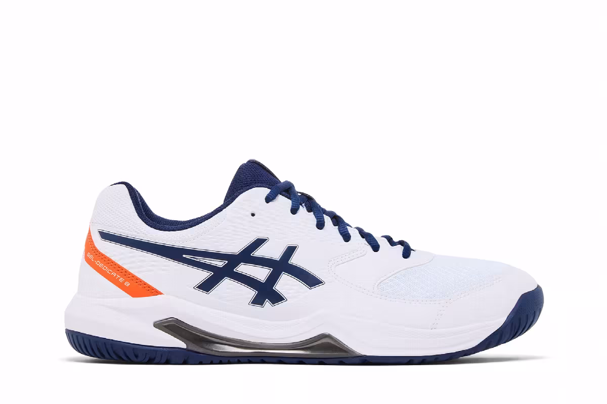ASICS Gel Dedicate 8 White Blue Expanse, view 2