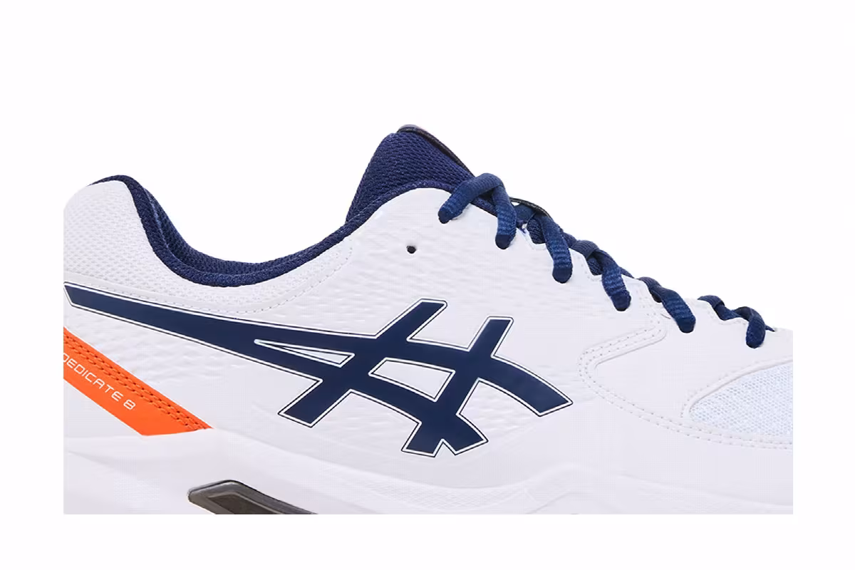 ASICS Gel Dedicate 8 White Blue Expanse, view 3