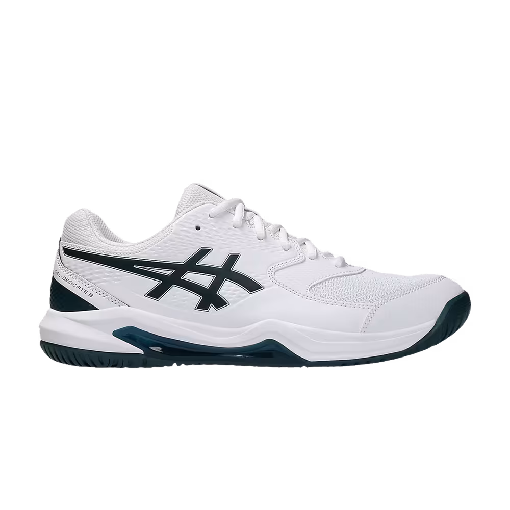 ASICS Gel Dedicate 8 Wide White Saxon Green