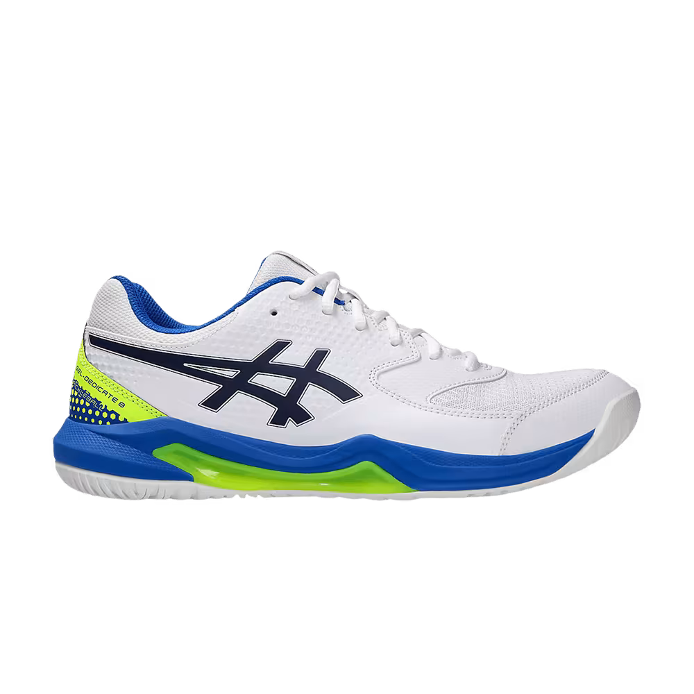 ASICS Gel Dedicate 8 White Blue