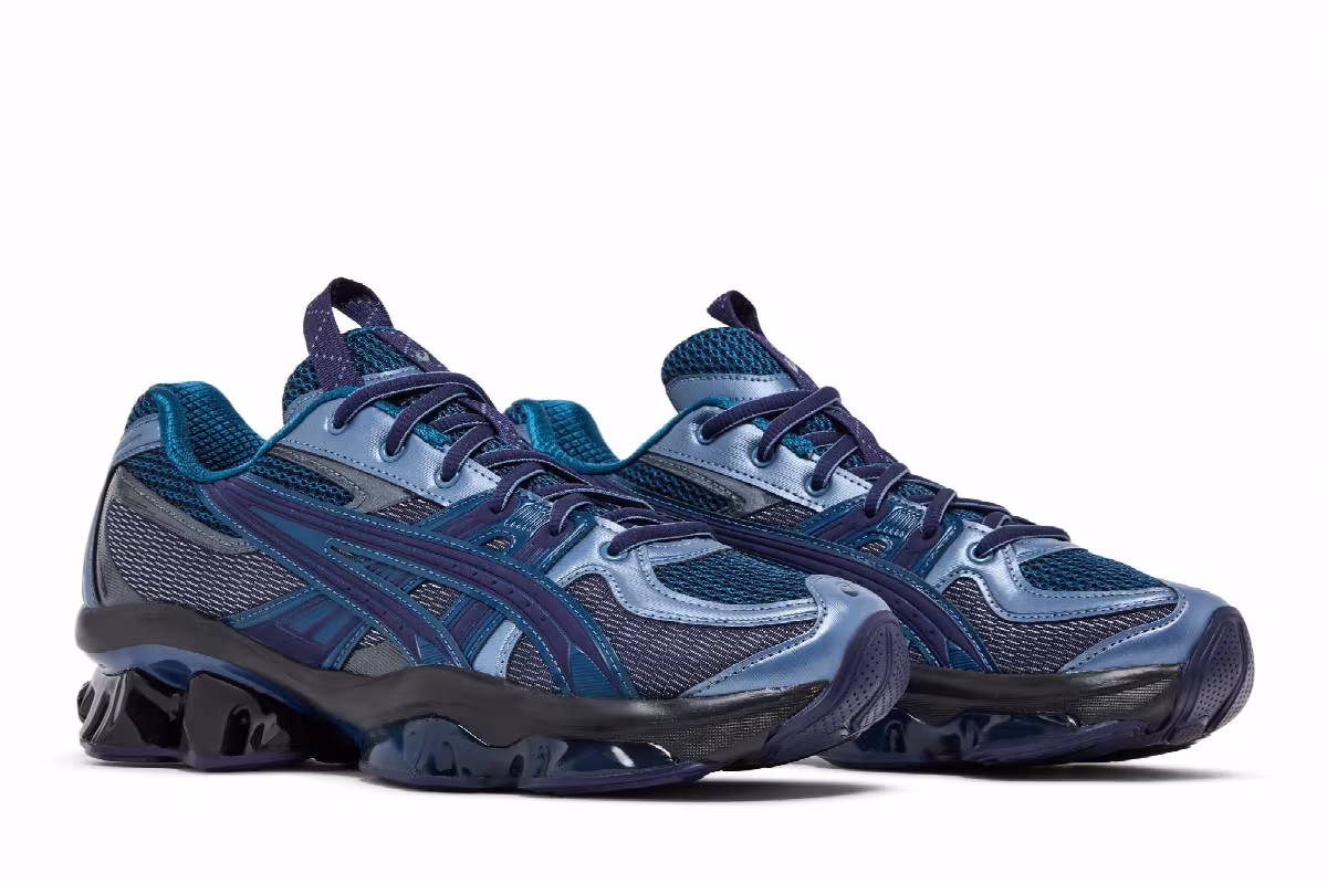 Kiko Kostadinov x ASICS US5-S Gel Quantum Kinetic Light Indigo Peacoat, view 9