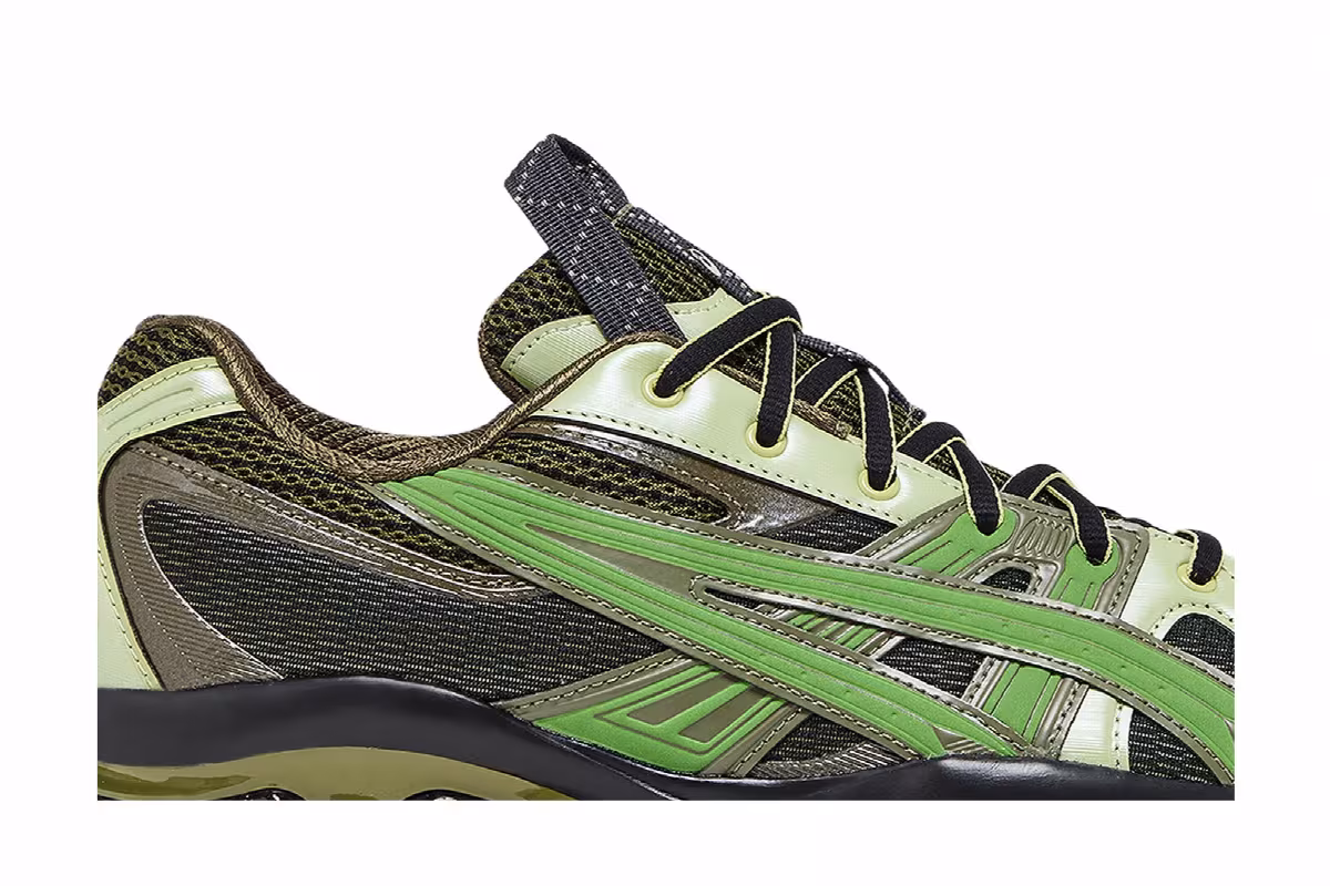 Kiko Kostadinov x ASICS US5-S Gel Quantum Kinetic Moss Bamboo, view 3