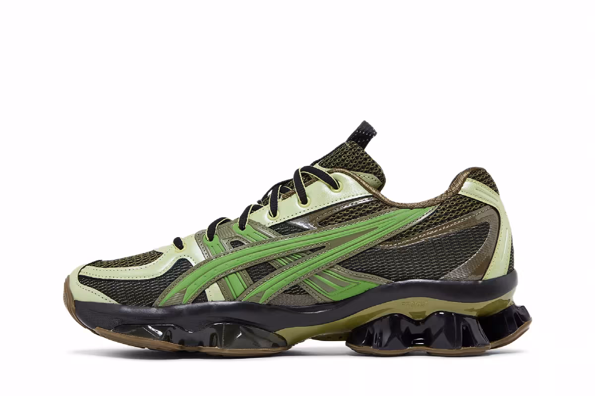 Kiko Kostadinov x ASICS US5-S Gel Quantum Kinetic Moss Bamboo, view 4