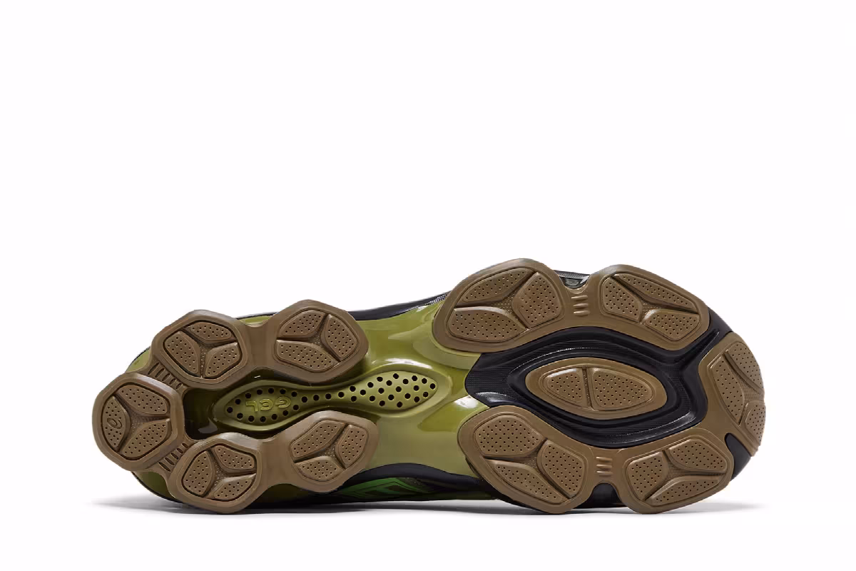 Kiko Kostadinov x ASICS US5-S Gel Quantum Kinetic Moss Bamboo, view 5