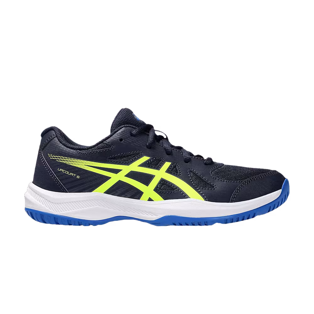 ASICS Upcourt 6 GS Midnight Safety Yellow