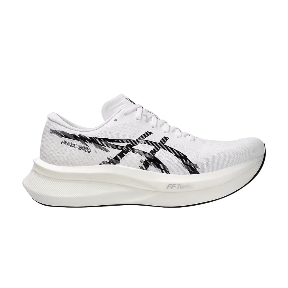 ASICS Magic Speed 4 Wide White Black