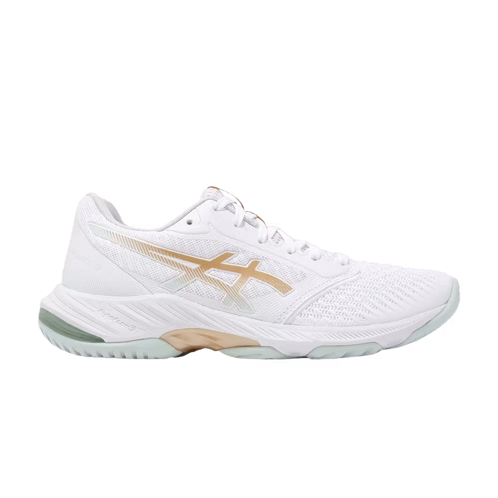 Asics Women's Netburner Ballistic FF 3 White Champagne