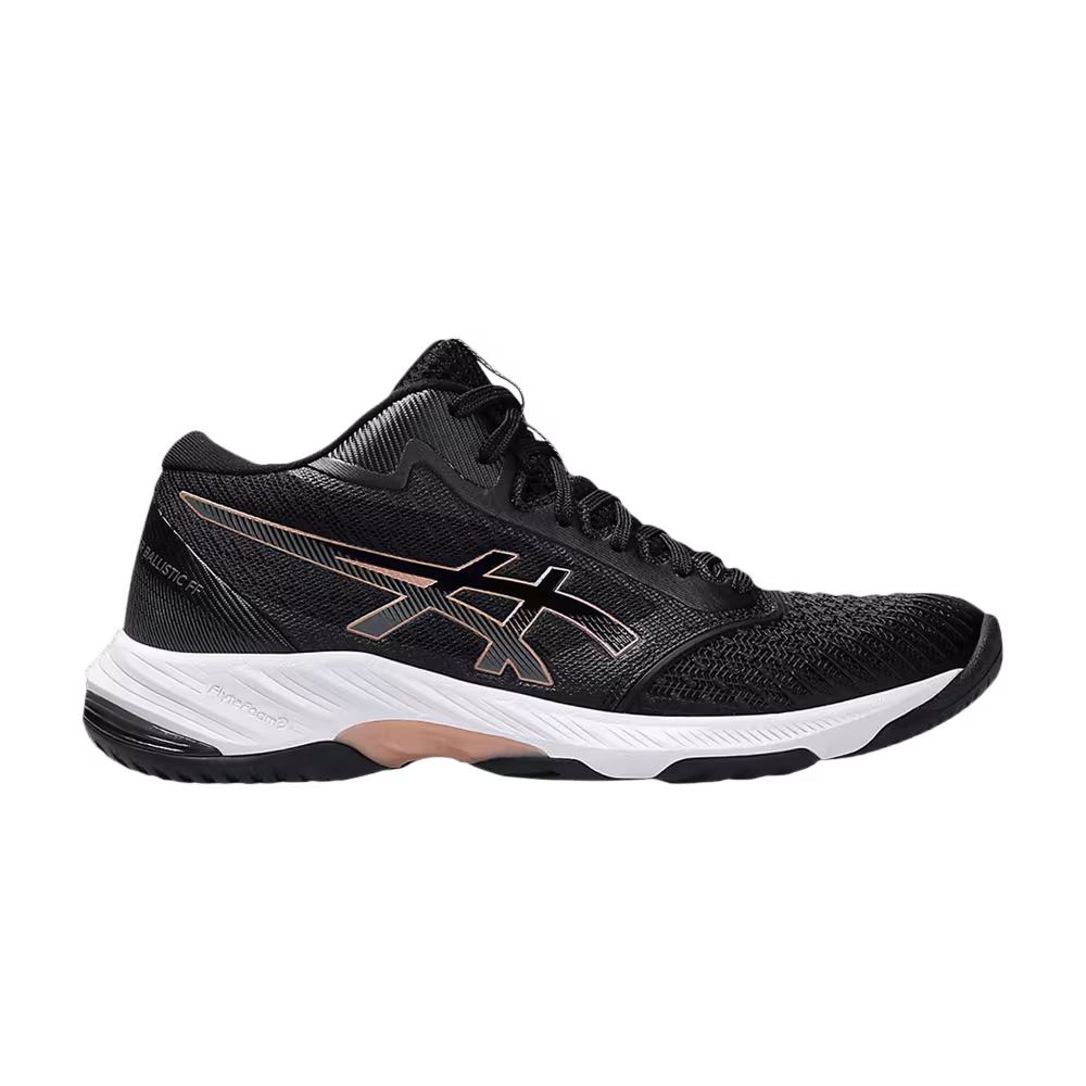 Asics Women's Netburner Ballistic FF MT 3 Black Rose Gold