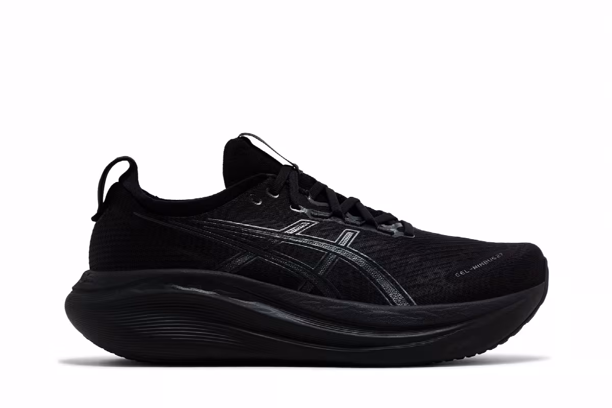ASICS Gel Nimbus 27 Black Graphite Grey, view 2
