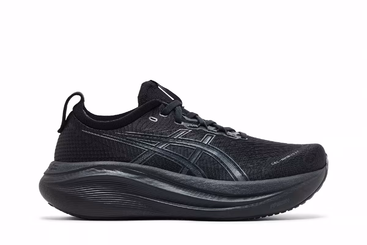 ASICS Gel Nimbus 27 Wide Black Graphite Grey, view 2