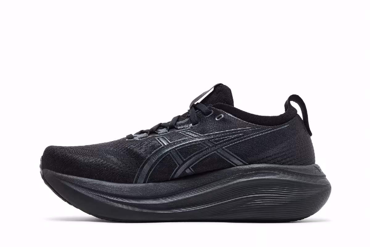 ASICS Gel Nimbus 27 Wide Black Graphite Grey, view 4